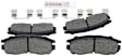 1990 Eagle Talon - Front Ceramic Brake Pad Set, Late, Blue Series