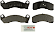 BE499A Front Blue Series Semi-metallic Brake Pad Set