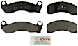 BE499A Front Blue Series Semi-metallic Brake Pad Set