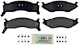BE521H Front Blue Series Semi-metallic Brake Pad Set
