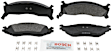 BE521H Front Blue Series Semi-metallic Brake Pad Set
