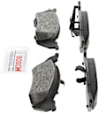 BE529 Front Blue Series Semi-metallic Brake Pad Set