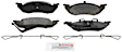 BE529H Front Blue Series Semi-metallic Brake Pad Set