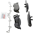 BE529H Front Blue Series Semi-metallic Brake Pad Set