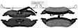 BE529H Front Blue Series Semi-metallic Brake Pad Set