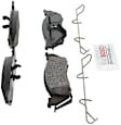 BE529H Front Blue Series Semi-metallic Brake Pad Set
