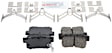 BE537H Rear Blue Series Ceramic Brake Pad Set