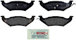 BE544 Rear Blue Series Semi-metallic Brake Pad Set