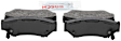 2003 Suzuki Vitara - Front Semi-Metallic Brake Pad Set, Blue Series
