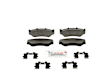BE556H Front Blue Series Semi-metallic Brake Pad Set