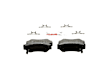 BE556H Front Blue Series Semi-metallic Brake Pad Set