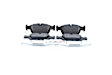 BE558H Front Blue Series Semi-metallic Brake Pad Set