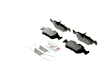 BE558H Front Blue Series Semi-metallic Brake Pad Set