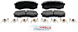 BE606H Rear Blue Series Semi-metallic Brake Pad Set