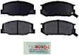 BE616 Front Blue Series Semi-metallic Brake Pad Set