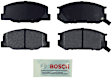 BE616 Front Blue Series Semi-metallic Brake Pad Set