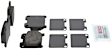 BE630 Rear Blue Series Ceramic Brake Pad Set