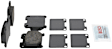 BE630 Rear Blue Series Ceramic Brake Pad Set