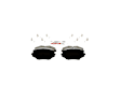 BE635H Front Euroline Series Ceramic Brake Pad Set