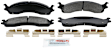 BE655H Front Blue Series Semi-metallic Brake Pad Set