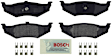 2000 Plymouth Breeze - Rear Semi-metallic Brake Pad Set, Euroline Series