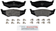 2000 Plymouth Breeze - Rear Semi-metallic Brake Pad Set, Euroline Series
