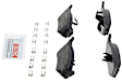 2000 Plymouth Breeze - Rear Semi-metallic Brake Pad Set, Euroline Series