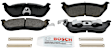 2001 Lincoln Town Car - Rear Ceramic Brake Pad Set, 4.6L 8Cyl, With Phenolic Piston, Blue Series