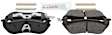 2001 Lincoln Town Car - Rear Ceramic Brake Pad Set, 4.6L 8Cyl, With Phenolic Piston, Blue Series