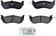 1996 Lincoln Town Car - Rear Ceramic Brake Pad Set, 4.6L 8Cyl, Blue Series