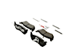 1996 Lincoln Town Car - Rear Ceramic Brake Pad Set, 4.6L 8Cyl, Blue Series