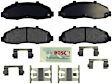 1999 Ford F-150 - Front Ceramic Brake Pad Set, 5 Lug Wheels, Euroline Series