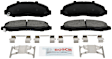 1999 Ford F-150 - Front Ceramic Brake Pad Set, 5 Lug Wheels, Euroline Series