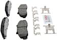 1999 Ford F-150 - Front Ceramic Brake Pad Set, 5 Lug Wheels, Euroline Series