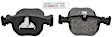 BE681 Front Blue Series Semi-metallic Brake Pad Set