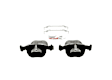BE681H Front Blue Series Semi-metallic Brake Pad Set