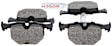 2003 Land Rover Range Rover - Rear Semi-Metallic Brake Pad Set, Blue Series