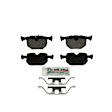 BE683H Rear Blue Series Semi-metallic Brake Pad Set