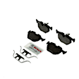 BE683H Rear Blue Series Semi-metallic Brake Pad Set
