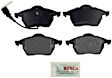 BE687A Front Blue Series Semi-metallic Brake Pad Set