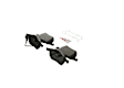 BE687AH Front Blue Series Semi-metallic Brake Pad Set