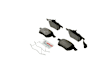 BE687AH Front Blue Series Semi-metallic Brake Pad Set