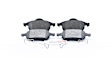 BE687H Front Blue Series Semi-metallic Brake Pad Set