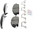 2001 Infiniti QX4 - Front Ceramic Brake Pad Set, 3.5L 6Cyl, Blue Series