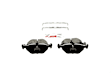 BE692H Rear Blue Series Ceramic Brake Pad Set