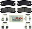 2000 Pontiac Grand Am - Rear Ceramic Brake Pad Set, 3.4L 6Cyl, Blue Series