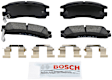 2000 Pontiac Grand Am - Rear Ceramic Brake Pad Set, 3.4L 6Cyl, Blue Series