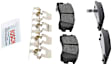 2000 Pontiac Grand Am - Rear Ceramic Brake Pad Set, 3.4L 6Cyl, Blue Series