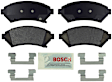 1999 Oldsmobile Silhouette - Front Semi-metallic Brake Pad Set, Blue Series
