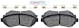 1999 Oldsmobile Silhouette - Front Semi-metallic Brake Pad Set, Blue Series